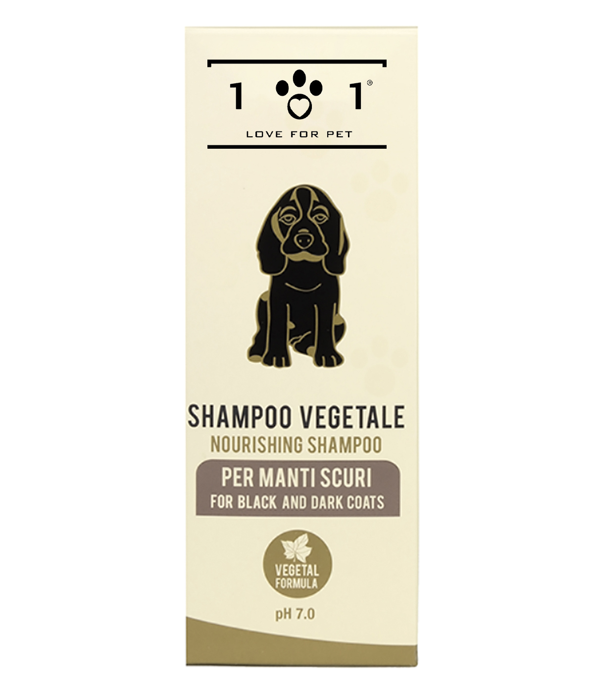 Shampoo per cani a pelo nero o scuro - 250 ml